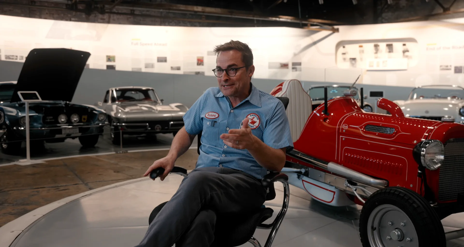 Edge Motor Museum Still — cinematography by Aris Federman